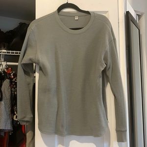 Uniqlo thermal light green sweater size m